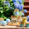 Ocean-Breeze-and-Lily-600x525-product-lettering Ocean Breeze and Lily scent line with alphanumeric notation for each product.